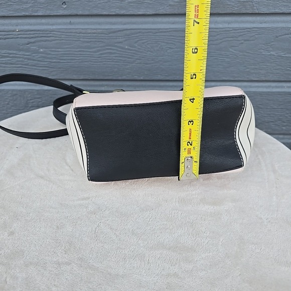 Betsey Johnson Pink & Black Cat Motif Crossbody Bag - Picture 14 of 16